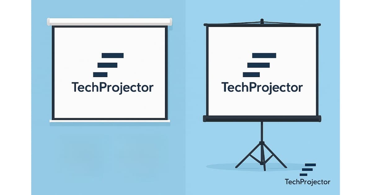 پرده نمایش دیواری یا پایه‌دار | مقایسه مزایا، معایب و قیمت خرید 1404